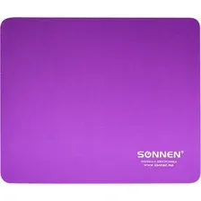 Коврик для мыши Sonnen 220x180x3мм (фиолетовый)