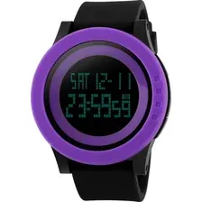 Наручные часы Skmei 1142 52 мм. (фиолетовый/черный)
