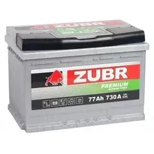Автомобильный аккумулятор Zubr Premium R+ (77 А·ч)