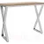 Барный стол Hype Mebel Амарион 120x55x110 (белый/дуб галифакс натуральный)