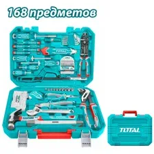 Набор ручных инструментов 168 предметов TOTAL THKTHP21686