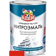 Эмаль Olecolor НЦ-132П 0.7 кг (красный)