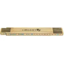 Складной метр Hoegert Technik HT4M261-D (1м)