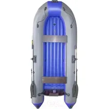 Надувная лодка Муссон 3200 НД (серый/синий)