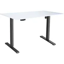 Стол с регулировкой высоты ErgoSmart Electric Desk Slim 1380х800х18 мм (альпийский белый/черный)