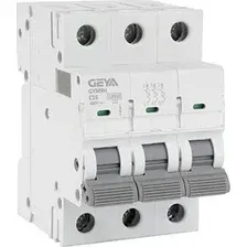 Выключатель автоматический GEYA GYM9H-3P-16C 3P 16A C 10kA 3M GYM9H3P16C