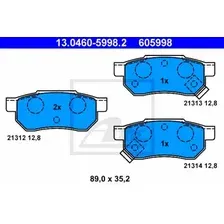Тормозные колодки дисковые задняя ось ATE 13.0460-5998.2