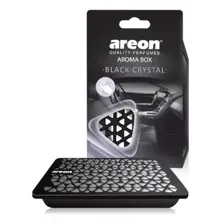 Ароматизатор Areon AROMA BOX, ЦВЕТОЧНО-МУСКУСНЫЙ, Black Crystal (под сиденье) 6 штук в упаковке!