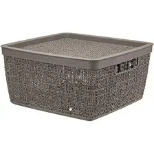 Коробка для хранения Idea Бязь М2326 (французcкий серый)