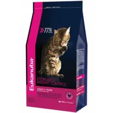 Корм Eukanuba для стерилизованных кошек, Sterilized, 1,5 кг