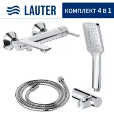 Смеситель Lauter Velvet 21СК6696С с лейкой Relexa Fleur 21S00126