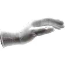Текстильные перчатки Wurth White PU 0899401110