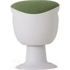 Табурет офисный Chair Meister Tulip (пластик белый/ткань зеленая)