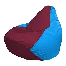 Кресло-мешок Flagman Груша Супер Мега 4XL Г5.1-310 (бордовый/голубой)
