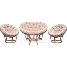 Комплект садовой мебели BiGarden Mamasan Papasan / БГ-3+1-Б (бамбук)