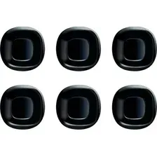 Набор тарелок Luminarc Carine Black L9817-ECOM (6шт)