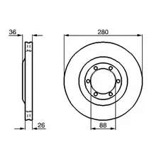 Тормозной диск BOSCH 0 986 478 437 вентилируемый , передняя ось