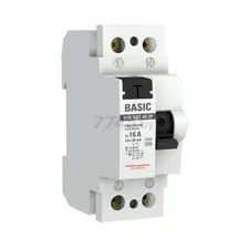 УЗО EKF Basic ВДТ-40 1P+N 16А 30мА (elcb-2-16-30e-sim)