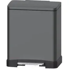 Мусорное ведро WeltWasser Lassy TG 12L (серый матовый)