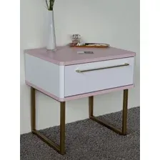 Тумба Shtabe Royal 5201 эко (зефир/золото/р.золото)