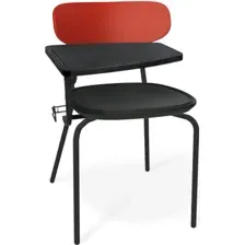 Офисный стул Sheffilton SHT-S85М-RD-2 с пюпитром (черный/красный/черный муар)