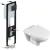 Унитаз подвесной Santek Бореаль 1WH302205 + Ани Пласт WCP4133