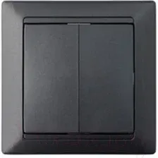 Выключатель Bylectrica Стиль С5 10-803 (графит)