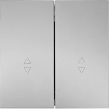Выключатель Lezard Zima 704-7488-106QC (серый матовый)