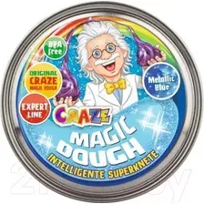 Набор для творчества Craze Magic Dough Попрыгунчик Опыты профессора / 35245.C (синий)