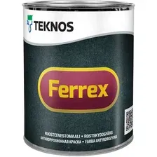 Грунт-эмаль Teknos Ferrex 1л (серый)