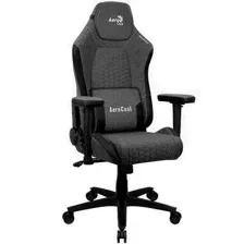 геймерское кресло Aerocool CROWN AeroWeave Ash Black, темно-серый