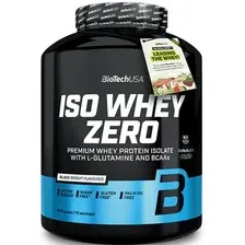 Протеин сывороточный (изолят) BioTech USA Iso Whey Zero (черный бисквит, 1816г)