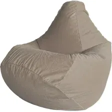 Кресло-мешок Flagman Макси XXL Г2.5-412 (Parma 1003 Cappuccino, велюр)