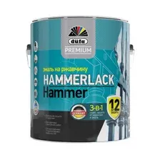 Эмаль Dufa Premium Hammerlack на ржавчину молотковая (750мл, черный)