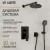 Душевая система  Lauter Trim 21CK189C-516-3MB с лейками 21S00086 + 21S20086