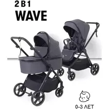 Универсальная коляска Rant Basic Wave RA162 (2 в 1, graphite)