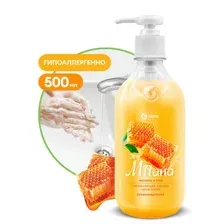 Мыло жидкое для рук GraSS Milana молоко и мед, 500мл. GRASS 126100
