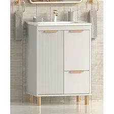 Brevita Тумба с умывальником Risacca Crema 60 RIS-06060-0342Я+B-OND060-01 (серый кашемир)