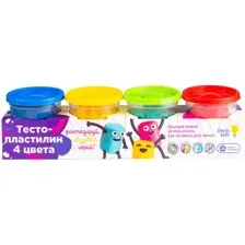 Набор для лепки Genio Kids Тесто-пластилин / TA1010B (4цв)