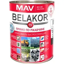 Грунт-эмаль MAV Belakor-15 Ral 8017 1 л (шоколадный матовый)