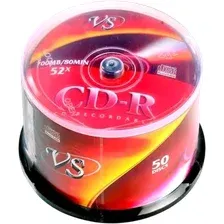 Набор дисков CD-R VS 700Мб  52x CB/50 CD-R/VS52CB/50