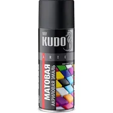 Эмаль Kudo Универсальная акриловая RAL 9003 / KU-A9003M (520мл, белый матовый)