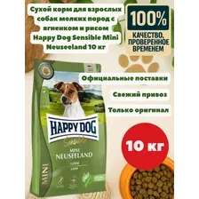 Сухой корм для собак Happy Dog Mini Neuseeland Lamm & Reis 24/12 / 61226 (10кг)