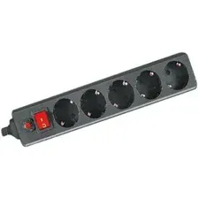 Сетевой фильтр General Lighting GPS-5-16-3x1-150-B 471003 (1.5 м, черный)