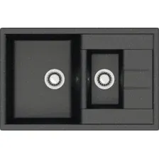 Кухонная мойка MARRBAXX Карельский камень модель 210/Q4 F210Q004 (черный)