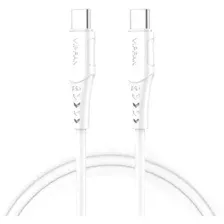 Кабель Vipfan P05 USB Type-C- USB Type-C (2 м, белый)