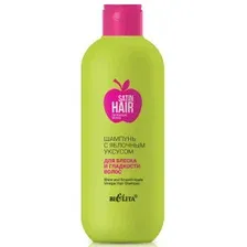 Шампунь с яблочным уксусом для блеска и гладкости волос Satin Hair, 400мл