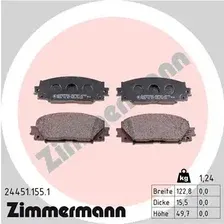 Тормозные колодки дисковые передняя ось ZIMMERMANN 24451.155.1