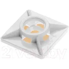 Площадка для стяжки Starfix Самоклеящаяся 27х27 / SMP2-55759-50 (50шт, белый)