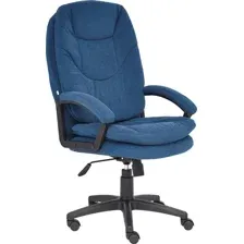 Офисное кресло TetChair Comfort LT флок (синий)